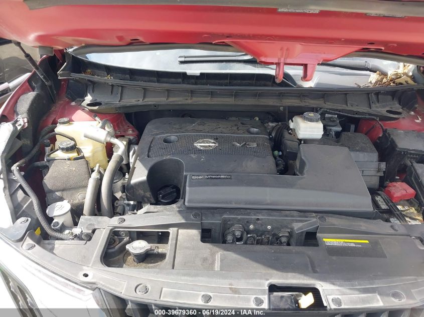 2017 Nissan Murano S/Sl/Sv/Platinum VIN: 5N1AZ2MG3HN168724 Lot: 39679360