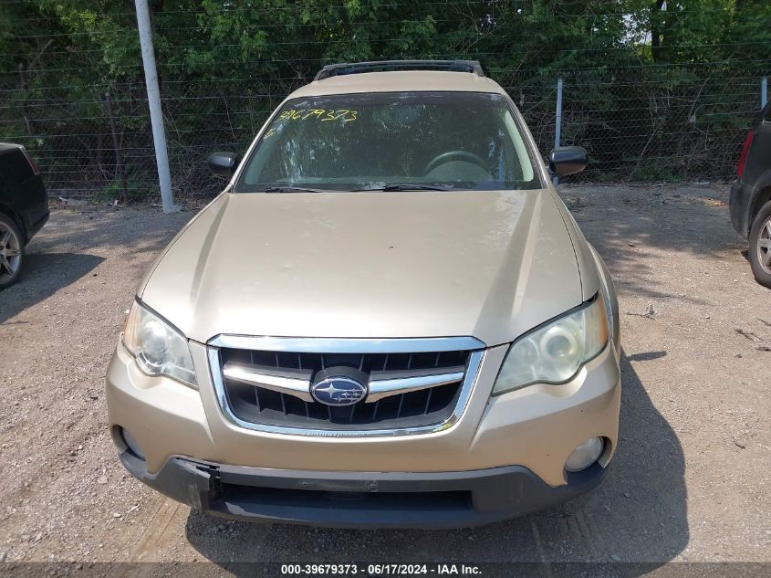 2008 Subaru Outback 2.5I VIN: 4S4BP61C486300564 Lot: 39679373