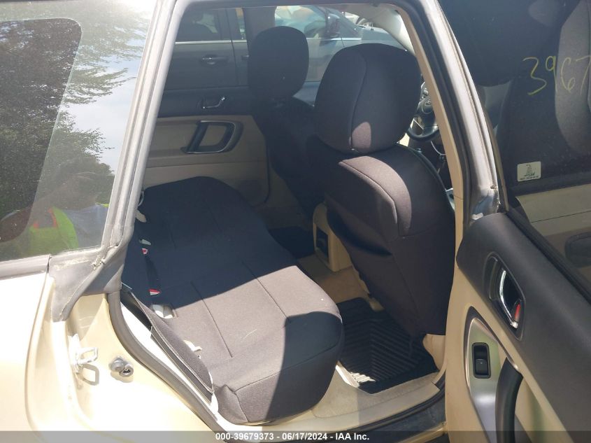 2008 Subaru Outback 2.5I VIN: 4S4BP61C486300564 Lot: 39679373