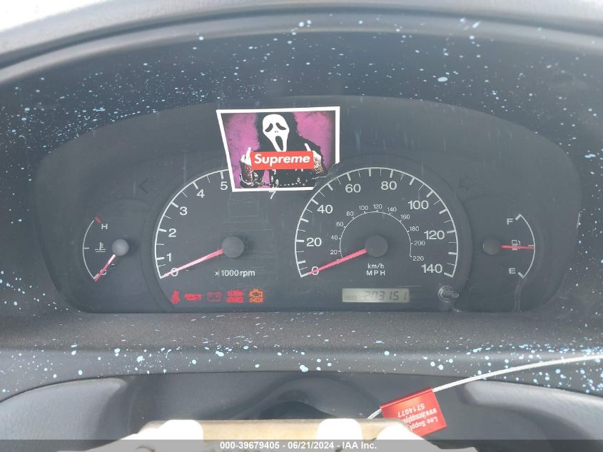 2002 Hyundai Elantra Gls VIN: KMHDN45D62U296090 Lot: 39679405