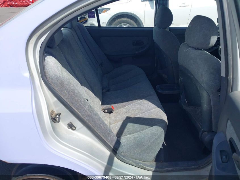 2002 Hyundai Elantra Gls VIN: KMHDN45D62U296090 Lot: 39679405