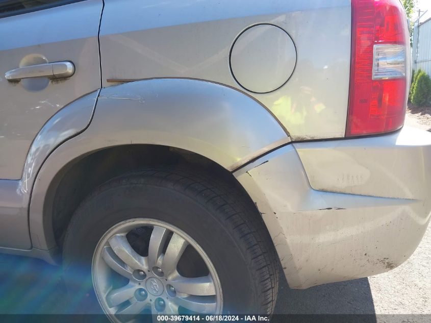 2006 Hyundai Tucson Gls/Limited VIN: KM8JN12D26U255046 Lot: 39679414