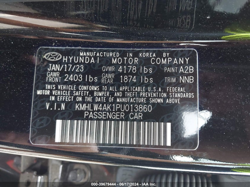 2023 HYUNDAI ELANTRA N - KMHLW4AK1PU013860