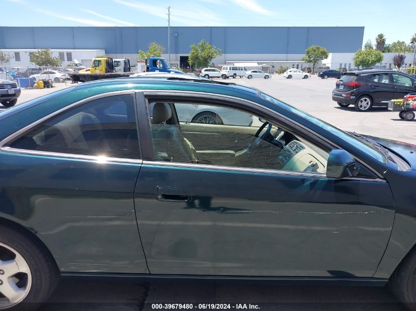 1999 Honda Accord Ex V6 VIN: 1HGCG2258XA022573 Lot: 39679480