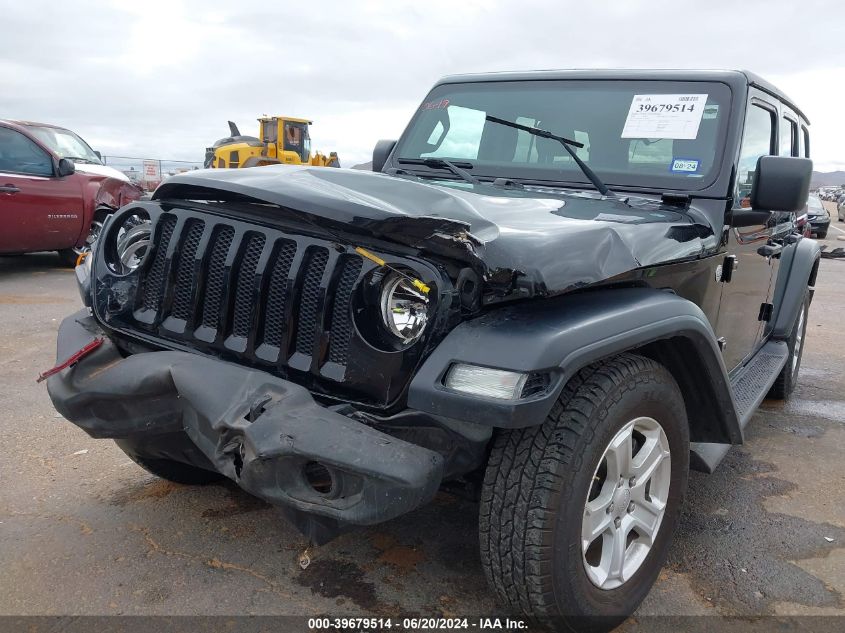 2018 Jeep Wrangler Unlimited Sport S 4X4 VIN: 1C4HJXDG5JW181000 Lot: 39679514