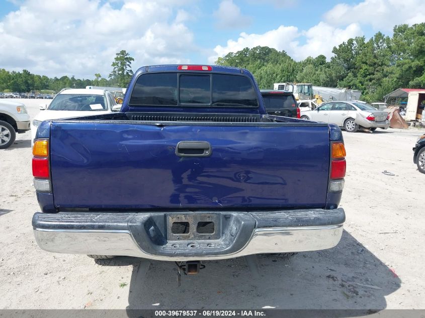 2000 Toyota Tundra Access Cab/Access Cab Sr5 VIN: 5TBRT3416YS122916 Lot: 39679537