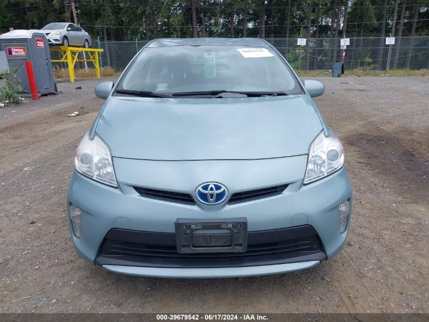 2014 Toyota Prius Three VIN: JTDKN3DU2E1774633 Lot: 39679542