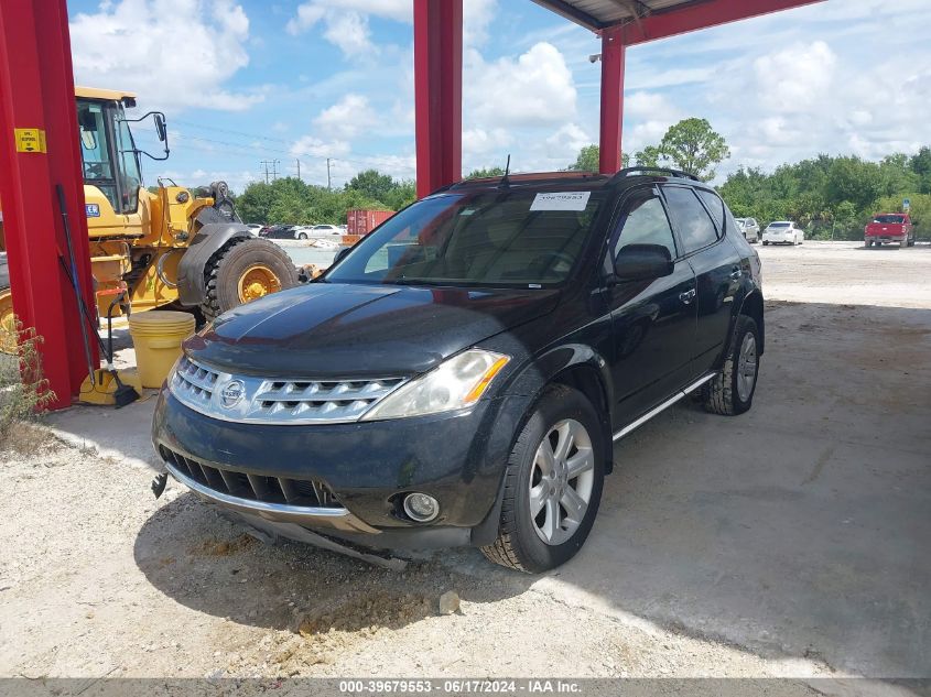 2006 Nissan Murano Sl VIN: JN8AZ08W96W522638 Lot: 39679553