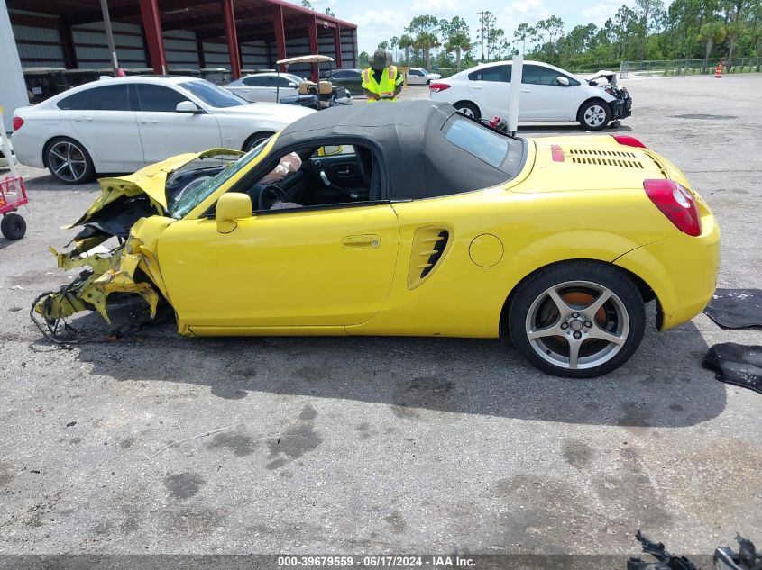 2003 Toyota Mr2 Spyder VIN: JTDFR320330065248 Lot: 39679559