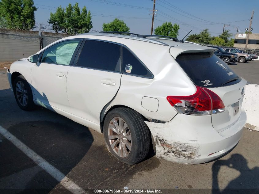 2014 Toyota Venza Le VIN: 4T3ZA3BB2EU086516 Lot: 39679560