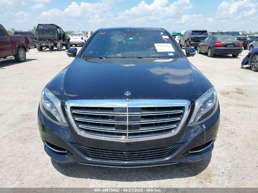 2015 Mercedes-Benz S 600 VIN: WDDUG7GB0FA142869 Lot: 39679562