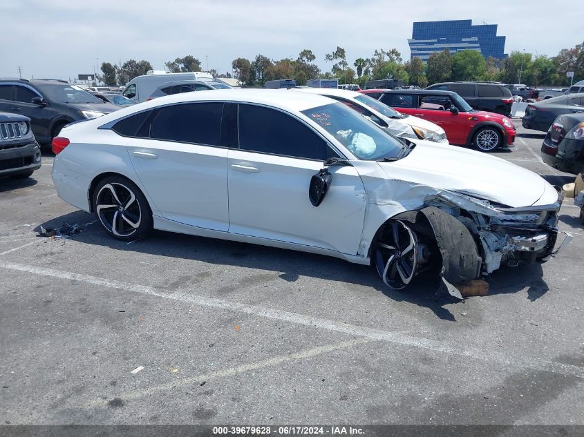 2021 Honda Accord Sport VIN: 1HGCV1F31MA074261 Lot: 39679628