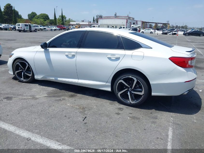 2021 Honda Accord Sport VIN: 1HGCV1F31MA074261 Lot: 39679628