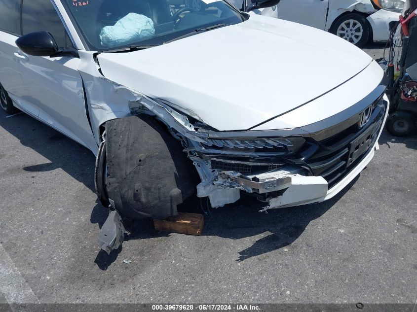 2021 Honda Accord Sport VIN: 1HGCV1F31MA074261 Lot: 39679628