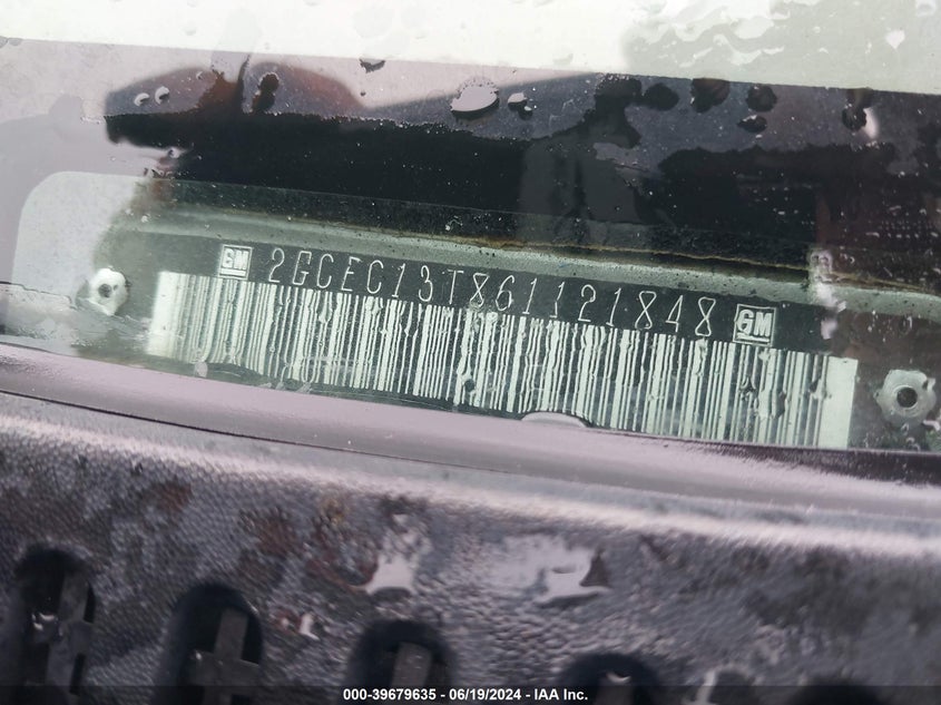 2006 Chevrolet Silverado 1500 Lt3 VIN: 2GCEC13T861121848 Lot: 39679635