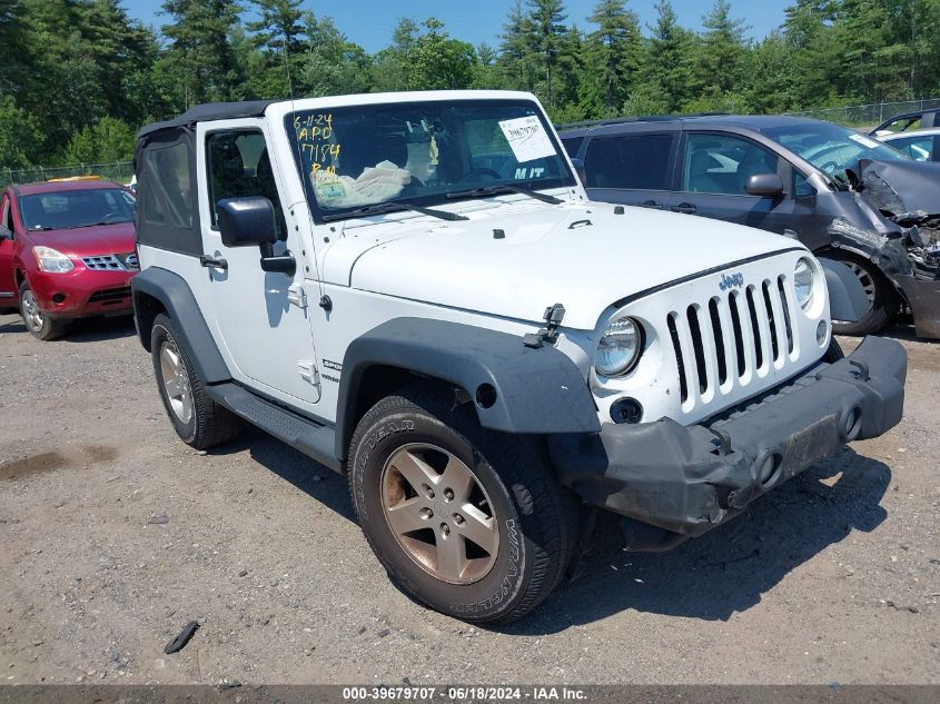 2015 Jeep Wrangler Sport VIN: 1C4AJWAG4FL577184 Lot: 39679707