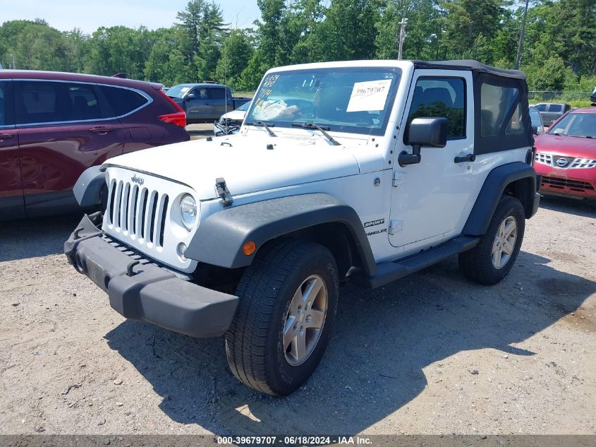 2015 Jeep Wrangler Sport VIN: 1C4AJWAG4FL577184 Lot: 39679707