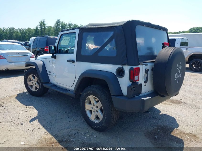 2015 Jeep Wrangler Sport VIN: 1C4AJWAG4FL577184 Lot: 39679707