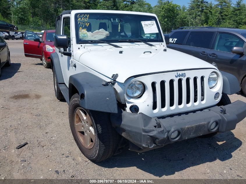 2015 Jeep Wrangler Sport VIN: 1C4AJWAG4FL577184 Lot: 39679707