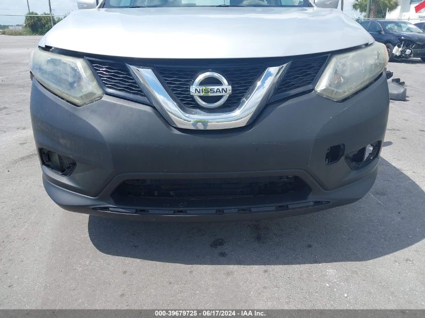 2015 Nissan Rogue S VIN: 5N1AT2MV8FC832038 Lot: 39679725