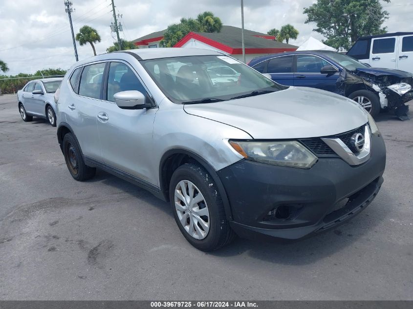 2015 Nissan Rogue S VIN: 5N1AT2MV8FC832038 Lot: 39679725