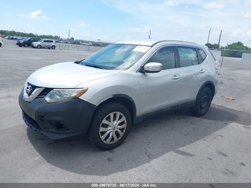 2015 Nissan Rogue S VIN: 5N1AT2MV8FC832038 Lot: 39679725