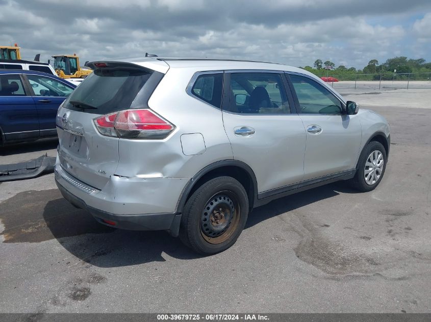 2015 Nissan Rogue S VIN: 5N1AT2MV8FC832038 Lot: 39679725