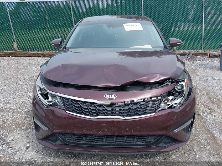 2020 Kia Optima Lx VIN: 5XXGT4L33LG386192 Lot: 39679747