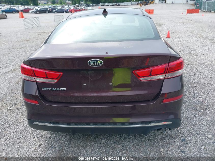 2020 Kia Optima Lx VIN: 5XXGT4L33LG386192 Lot: 39679747