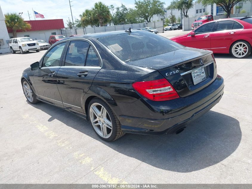 WDDGF4HB7CR228528 | 2012 MERCEDES-BENZ C 250