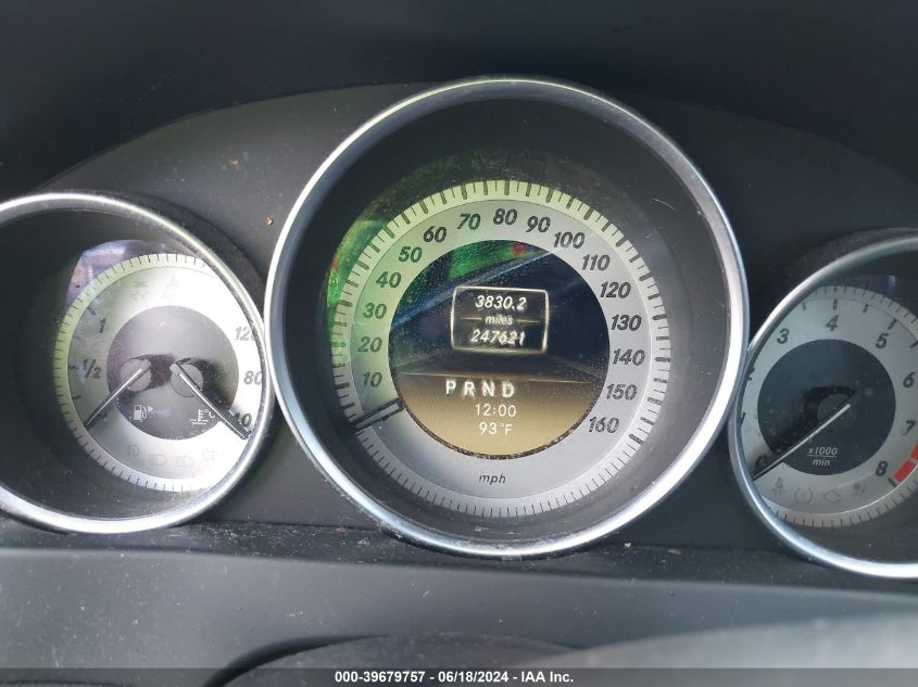 2012 Mercedes-Benz C 250 Luxury/Sport VIN: WDDGF4HB7CR228528 Lot: 39679757