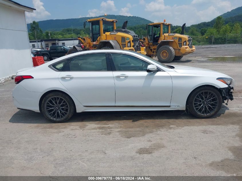 2019 Genesis G80 3.8 VIN: KMHGN4JE1KU299927 Lot: 39679775