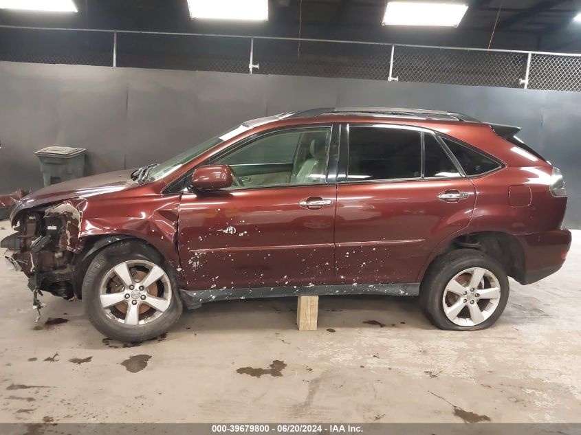 2008 Lexus Rx 350 VIN: JTJHK31U882850942 Lot: 39679800