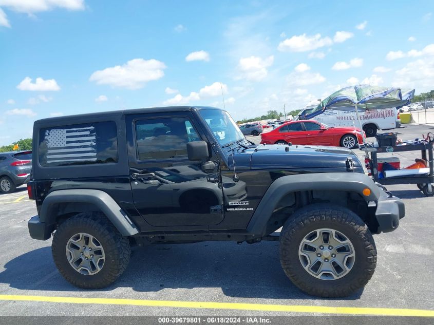 2014 Jeep Wrangler Sport VIN: 1C4AJWAG9EL290325 Lot: 39679801