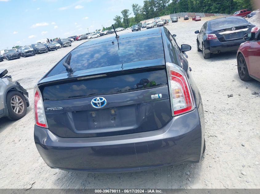 2015 Toyota Prius Two VIN: JTDKN3DU2F0395560 Lot: 39679811