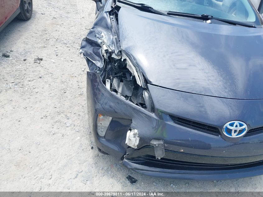 2015 Toyota Prius Two VIN: JTDKN3DU2F0395560 Lot: 39679811