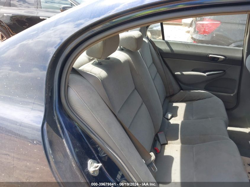 2008 Honda Civic Lx VIN: 2HGFA16578H527025 Lot: 39679841