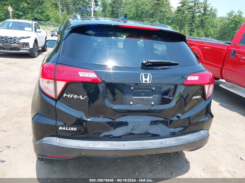 2018 Honda Hr-V Ex-L VIN: 3CZRU6H7XJM709608 Lot: 39679846