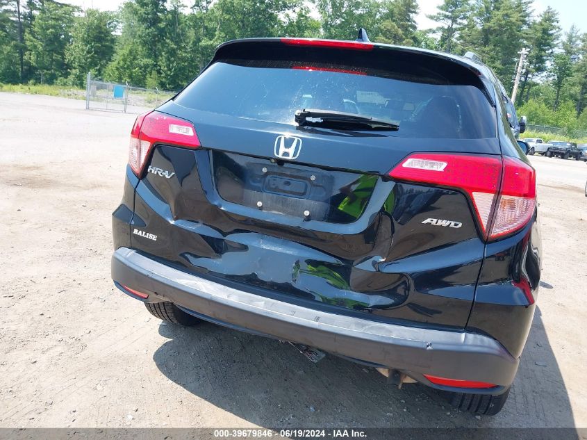 2018 Honda Hr-V Ex-L VIN: 3CZRU6H7XJM709608 Lot: 39679846