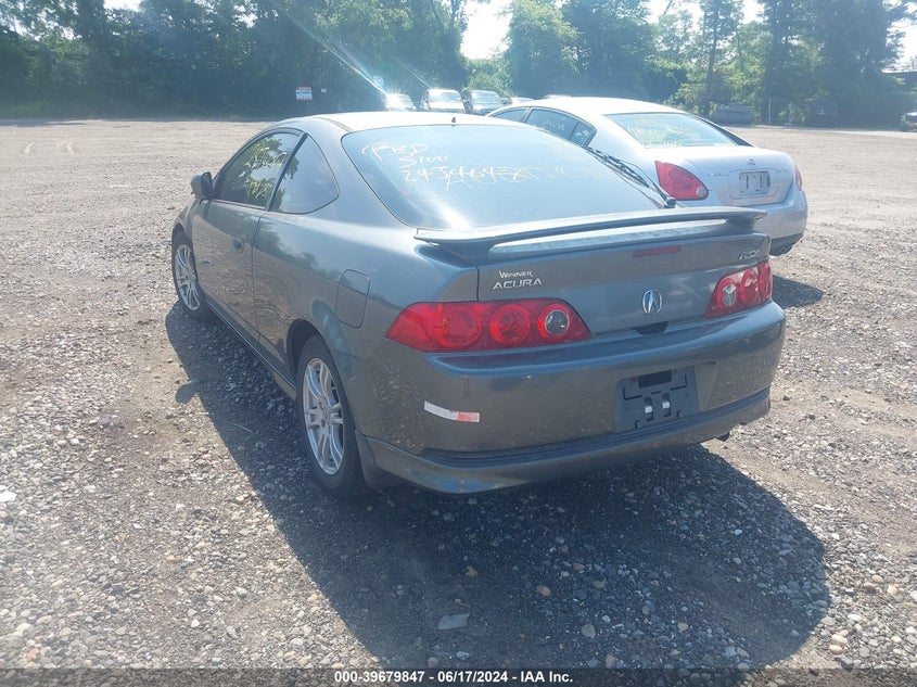 2005 Acura Rsx VIN: JH4DC54845S001958 Lot: 39679847