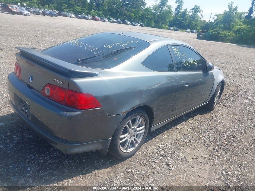 2005 Acura Rsx VIN: JH4DC54845S001958 Lot: 39679847