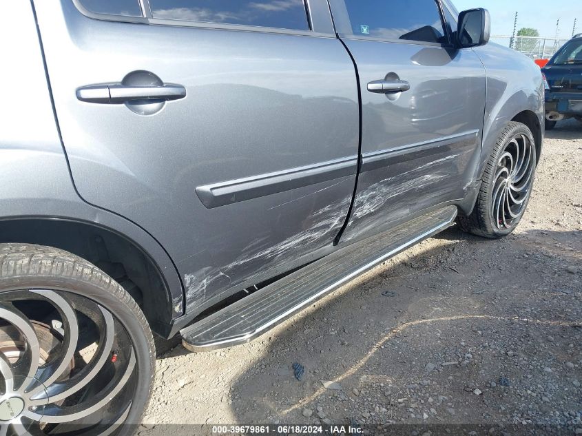 2012 Honda Pilot Ex-L VIN: 5FNYF4H66CB057343 Lot: 39679861