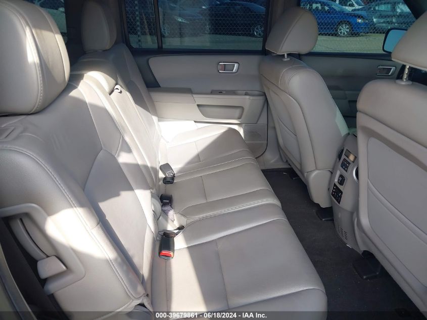 2012 Honda Pilot Ex-L VIN: 5FNYF4H66CB057343 Lot: 39679861