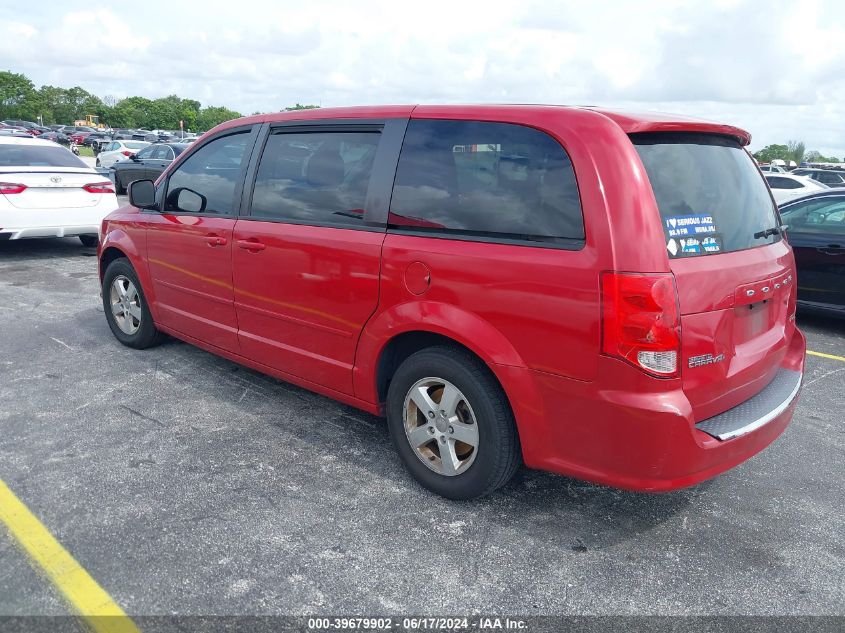 2013 Dodge Grand Caravan Sxt VIN: 2C4RDGCG0DR523270 Lot: 39679902