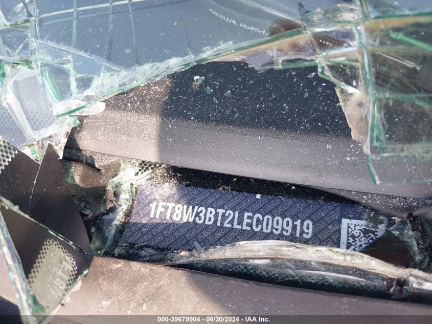 2020 Ford F350 Super Duty VIN: 1FT8W3BT2LEC09919 Lot: 39679904
