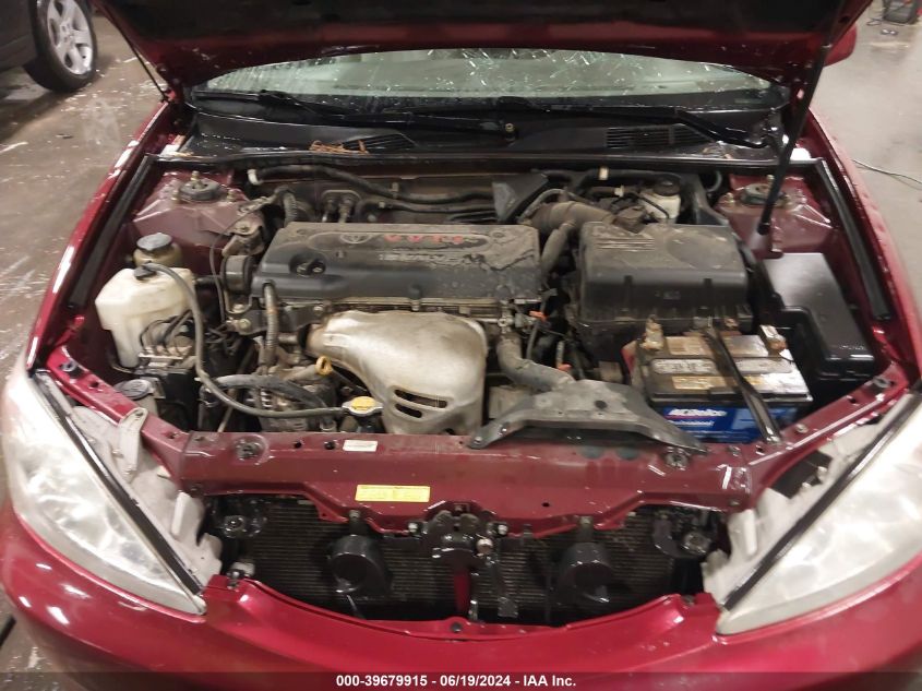 2004 Toyota Camry Xle VIN: 4T1BE32K14U355022 Lot: 39679915