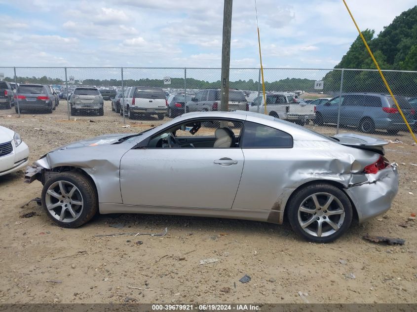 2003 Infiniti G35 Base W/Leather VIN: JNKCV54EX3M208089 Lot: 39679921