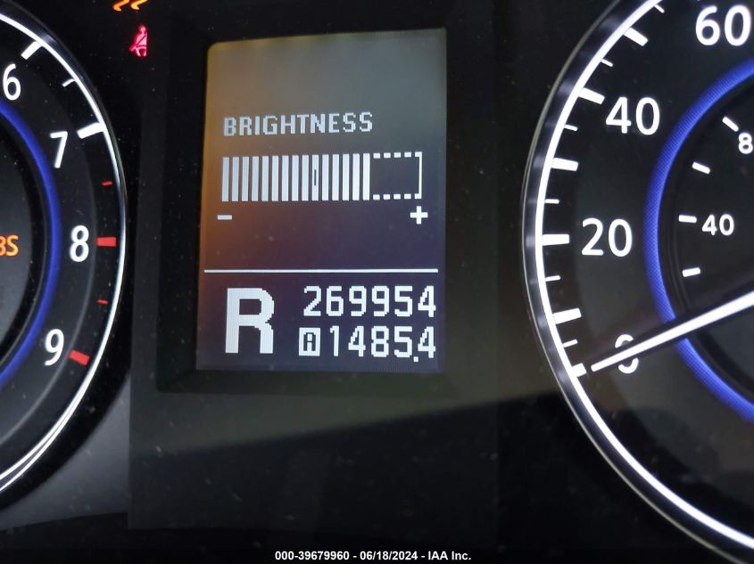 2011 Infiniti G37X VIN: JN1CV6EL8BM263727 Lot: 39679960