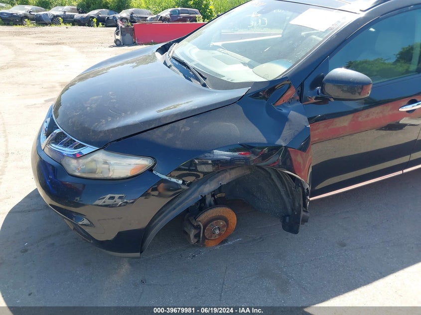 2011 Nissan Murano Sl VIN: JN8AZ1MW0BW175092 Lot: 39679981