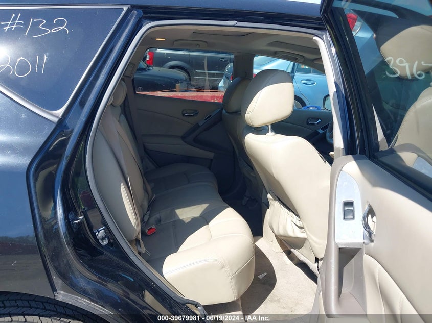 2011 Nissan Murano Sl VIN: JN8AZ1MW0BW175092 Lot: 39679981